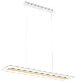 Linea Осветление 8939 - LED Пендел ANTILE LED/45W/230V CRI 90 бял/златист