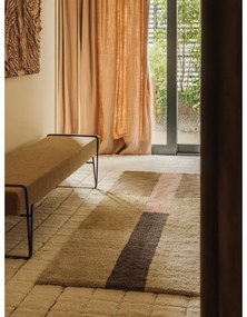 Ръчно изработена вълнена пътека 80x230 cm Chroma Dusty Pink – Lorena Canals