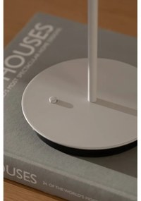 Светлосива метална LED настолна лампа с метален абажур (височина 31 cm) Asteria Move – UMAGE