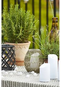 Черен LED фенер, височина 20 cm Calabria - Star Trading