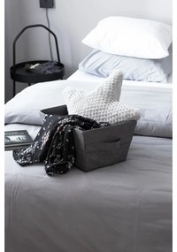 Сива кошница за съхранение Докосване, 26 x 19 cm - Bigso Box of Sweden