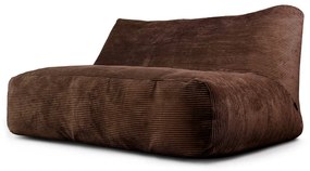 Тъмнокафяв пуф от рипсено кадифе Sofa Tube 160 – SLOWDOWN