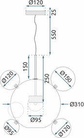 Лампа APP650-CP
