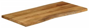 370791 vidaXL Плот за маса, 110x60x3,8 см, жив ръб, масивно дърво манго