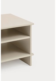 Кремаво нощно шкафче с рафтове Inari – Teulat