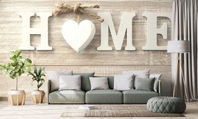 Самозалепващ тапет – С надпис Home във винтидж стил