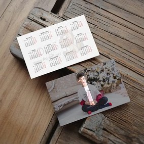 Джобни календарчета Хоризонтални, 12 броя