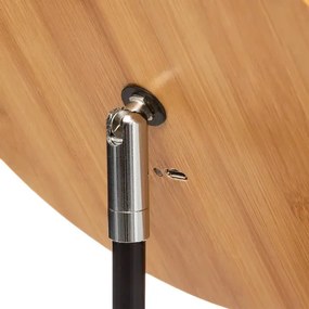 Огледало за баня 5five, Бамбук, LED, Ø16 cm