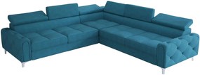 Ъглов диван Almeria I-Petrol-Left