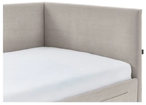 Бежово ъглово детско легло с място за съхранение 90x200 cm Cool – Meise Möbel