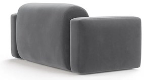 Сив кадифен диван 180 cm Strino – Cosmopolitan Design