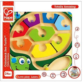 Hape - Дървена игра лабиринт Костенурка H1705