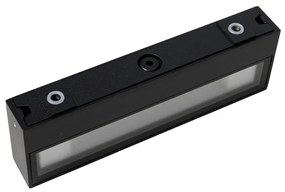 Модерна стенна лампа черна с LED IP65 - Hannah