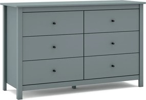 Скрин сиво-зелен от масивен бор 130x80x45 cm Misti – Marckeric