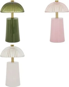 Настолна лампа atmosphera Olie, LED, Стъкло, 19 cm, Асорти