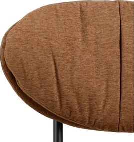 СОФИЯ Теракота (тъкан Апия 272)/черна рамка - ТАПИЦИРАН СТОЛ ЗА ДНЕВНА/ОФИС