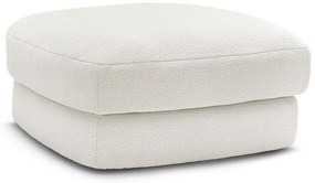 Бяла табуретка от прежда с примки от букле Leonore – Bobochic Paris