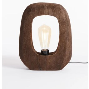 Кафява настолна лампа (височина 30 cm) Kelafo – Light &amp; Living