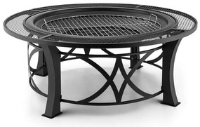 Blumfeldt Ronda, огнище, Ø 95 cm, скара, защита от искри, стомана, матирана