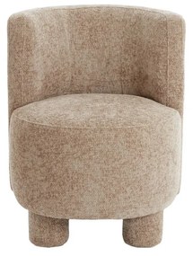 Светлокафяво кресло Kamova – Light & Living