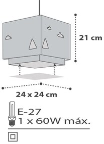 Покривна лампа Ango Hello Little