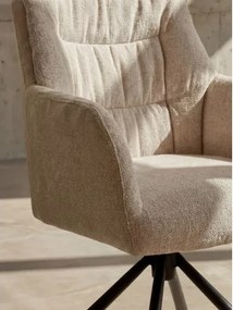 АРТҒУР Бежов (тъкан Caso 3) - МОДЕРЕН ВЪРТЯЩ СЕ ТАПИЦИРАН СТОЛ ЛОФТ ЗА ДНЕВНА/ ТРАПЕЗАРИЯ/ ОФИС