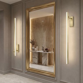 LED аплик за баня SWE033-1W 80cm BRUSH GOLD