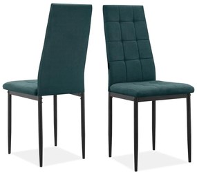 Зелени трапезни столове в комплект от 2 бр. Becca – Støraa