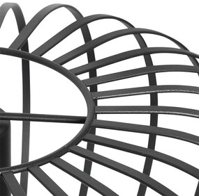 Дизайнерска висяща лампа черна тел 39 см - Johanna