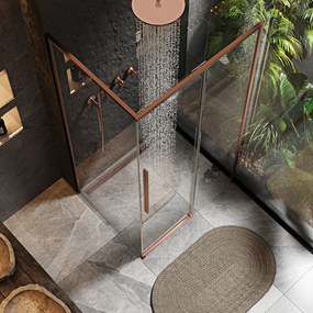Душ кабина Rea SOLAR Copper Brush 100x80