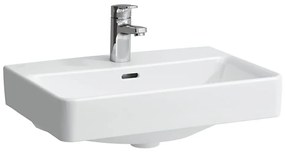 LAUFEN H8189580001041 - Мивка PRO за плот или стенен монтаж, 55 x 38 см, керамика/бяла