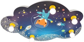 Стенен таван-лампа Elobra Little Astronauts Space Mission Five-light