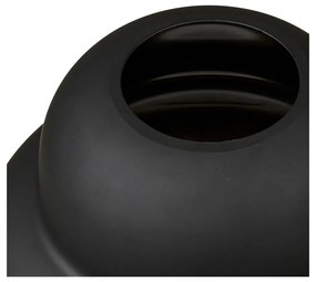 Черна стъклена ваза (височина 20 cm) Vera – House Nordic