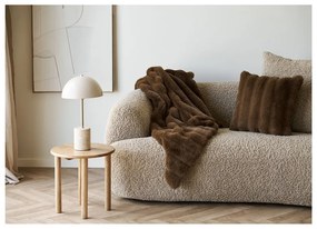 Кръгла странична масичка от масивен дъб ø 40 cm Jena – House Nordic