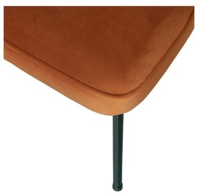 Кадифени трапезни столове в комплект 2 бр. в тухлен цвят Vogue – WOOOD