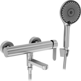 Смесител за вана Rea Arcos Brushed Nickel