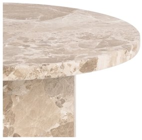 Мраморна кръгла странична масичка ø 50 cm Naxos – Actona