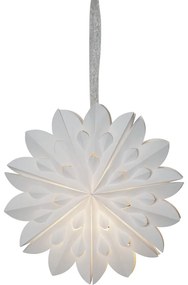 Бяла коледна светлинна украса ø 40 cm Clipp - Star Trading