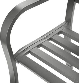 Алуминиева градинска пейка 125 x 53 x 77 см