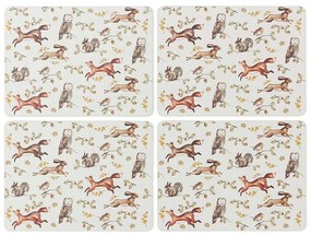 Коркови подложки за хранене в комплект 4 бр. 21x29 cm Forest Fable – Cooksmart ®