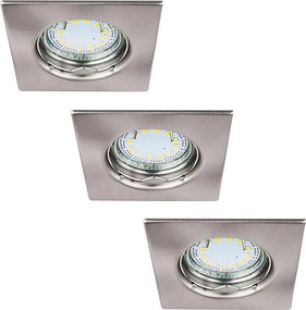 Rabalux 1054 - Комплект от 3 LED вградени осветителни тела LITE 3xGU10-LED/3W/230V