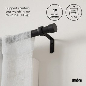 Стоманен разтегателен корниз 168 - 305 cm Cappa – Umbra