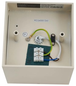 Модерен стенен прожектор бежов G9 регулируем - Box