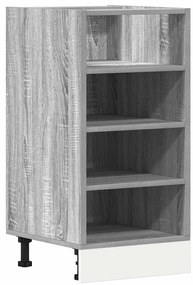 854207 vidaXL Долен шкаф "Рига" сив, цвят сонома, 40x44,5x81,5 см, инженерно дърво