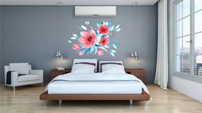 Декоративен стикер за стена Цветя 120 x 240 cm