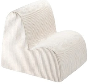 Кремав детски стол от рипсено кадифе Cloud – Wigiwama