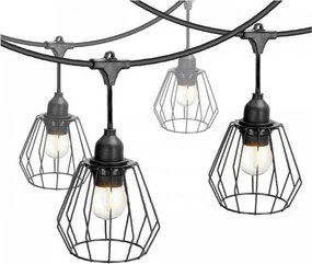 Външна декоративна верига CRETE 20xE27/230V 25m IP44