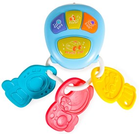 Moni toys  -  Музикален ключодържател Car key 855-73A син