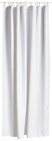 Бяла завеса за душ Lux - Zone
