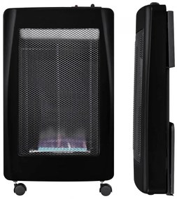 Газова печка ELITE EBF-1362, 3.8 kW, 35 м2, 327 g/h, 2 степени, Сензор за кислород ODS, Защита при накланяне, Пиезо запалване, Черен